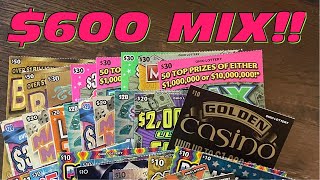 🔥$600 MIX OF OHIO LOTTERY SCRATCH OFFS!!🔥