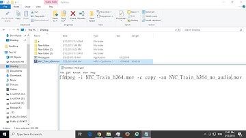[FFmpeg] Remove audio from video without re-encoding using free FFmpeg