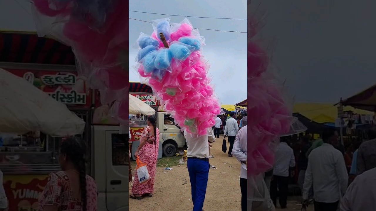 Cotton Candy😎😂Buddhi ke bal😋