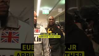 "He's HERE... Father &amp; Son reunited!" When Chris Eubank Sr shocked everyone &amp; arrived with Eubank Jr