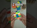 🤨How to do Z perm😯🤫#rubic cube#cubing#pll#shorts