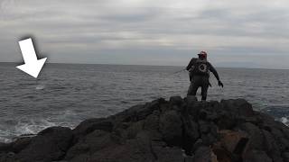 出張先で手軽な釣りのはずが思わぬ大物を釣り上げてしまった