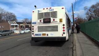 MTA Bus Company: New Flyer C40LF #540 Q65 @ 164th Street & Horace Harding Expressway!