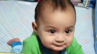 7 Months Old Today Baby Gavin Say Hi And Raises His Arm To Hip Hip Hooray