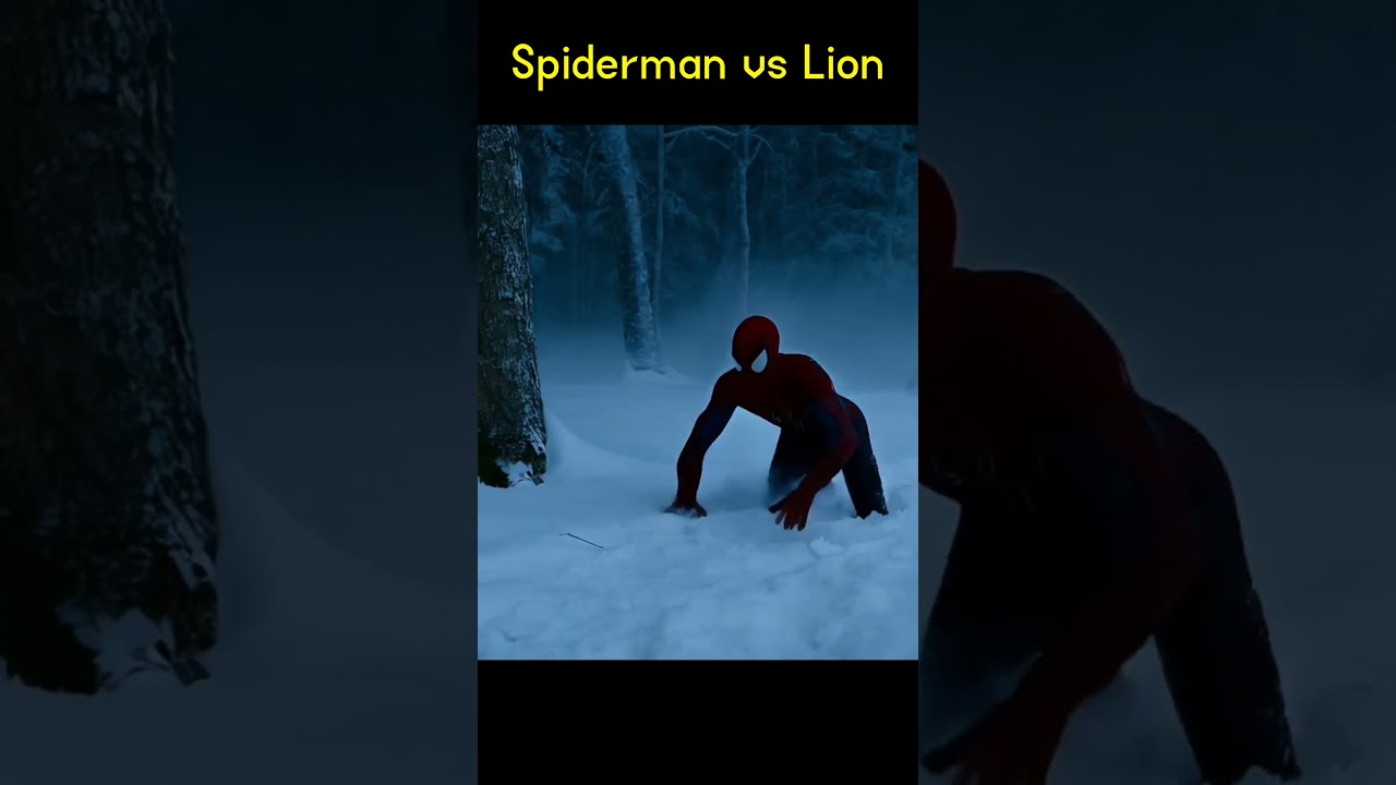 Who Would Win: Spider-Man vs. Lion 