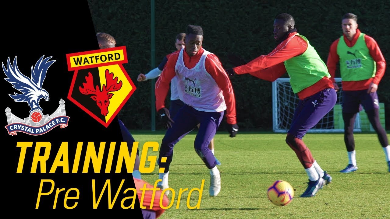 Wilfried Zaha Training | Pre Watford