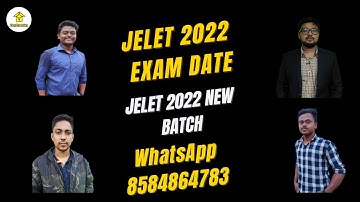 JELET 2022 Exam Date | New Batch Start | Jelet By Easy2Learning |
