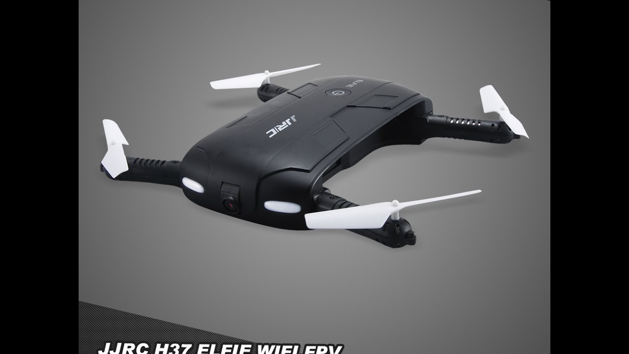 LHI Quadcopter JJRC Elfie drone review      (world's smallest foldable drone)