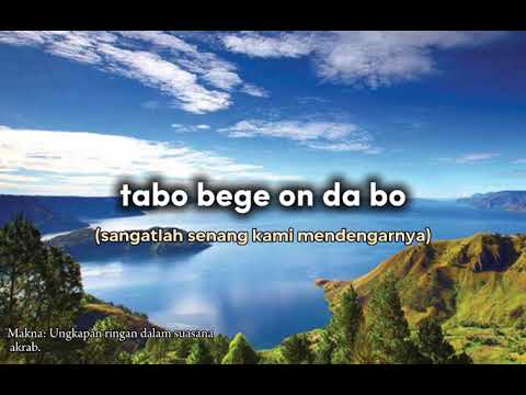 Ketabo Ketabo.Vokal lirik dan arti. Terjemahan lagu daerah Sumatera Utara. Ciptaan: Nahum Situmorang
