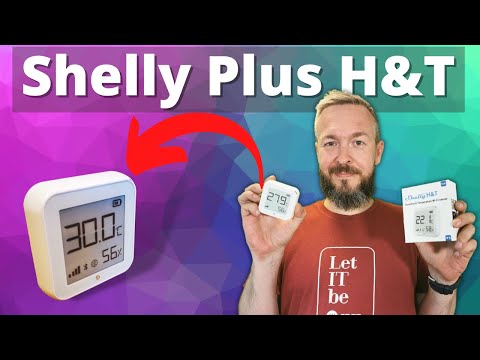 Shelly Plus H&T - Humidity and Temperature sensor with eInk display