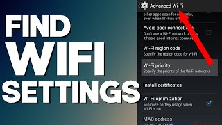 How to Find WiFi Settings on Any Android Phone 2022