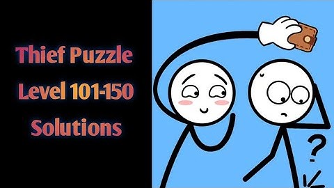 Thief Puzzle :Stickman Puzzle - Level 101-150 Walkthrough (iOS Android).