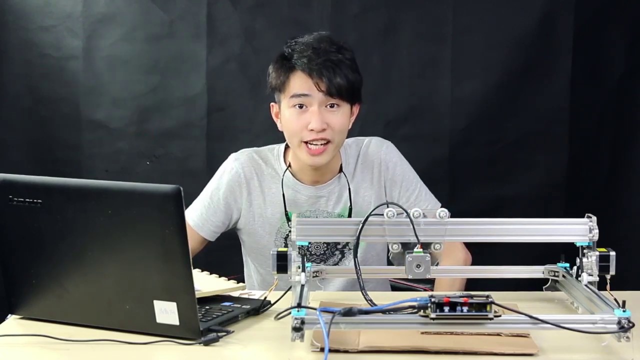 How to use 5.5W A3 30x40cm DIY Violet Laser Engraving Machine reviewe Banggood Tool Sets