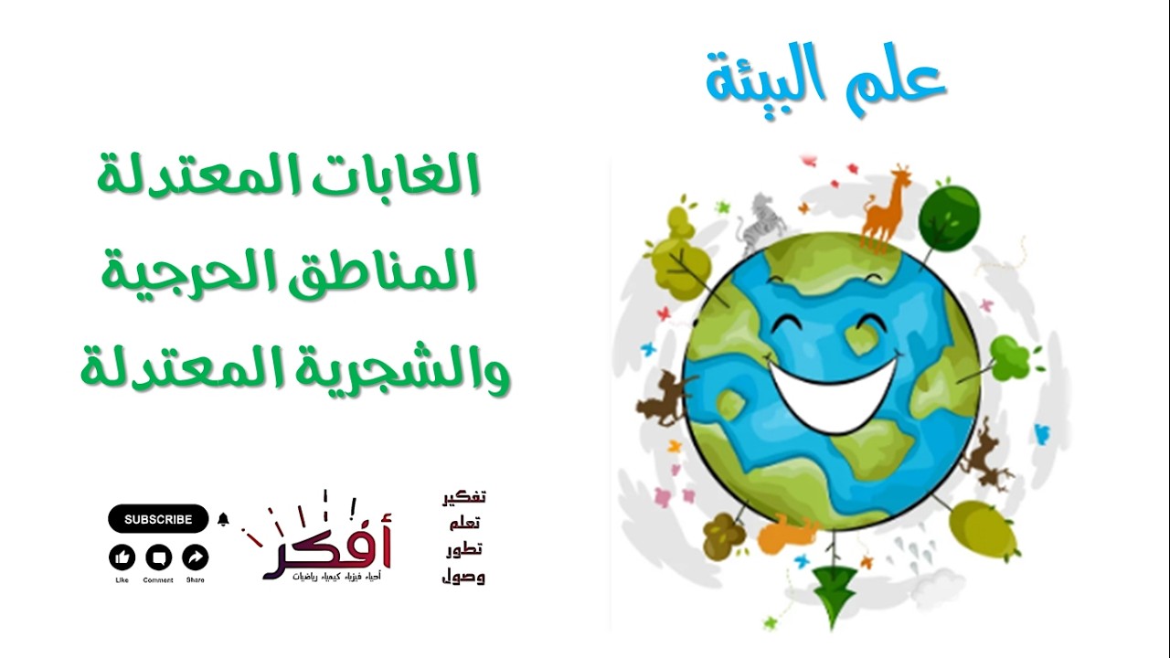 الغابات المعتدلة والمناطق الحرجية والشجيرية المعتدلة – شرح مبسط | علم البيئة | الثانوية العامة 🌿