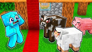 Los MOBS DIVIDIERON la CIUDAD por la MITAD en Minecraft!
