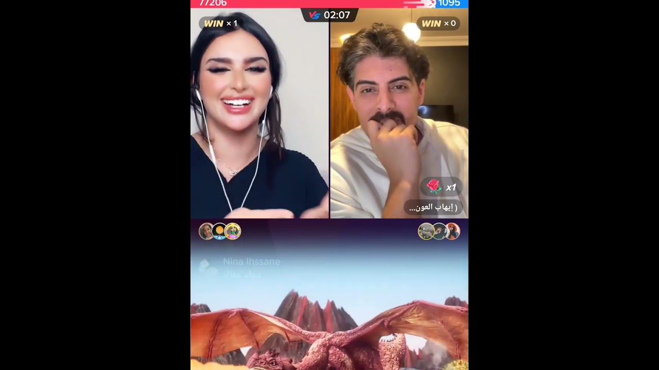 ايهاب العوني يسال عشر اسئلة  لميس دعاء لا يفوتكمممممم