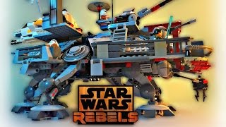 LEGO Star Wars Rebels - Captain Rex's AT-TE Walker MOC - Review