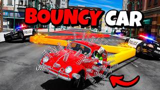 We Escaped With BOUNCY CARS - GTA 5 RP