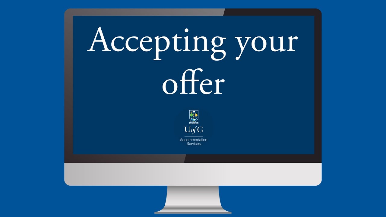 Accepting Your Offer - YouTube