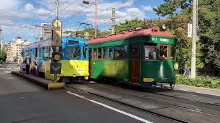 阪堺電車モ161形愛車モ161号貸切発車シーン