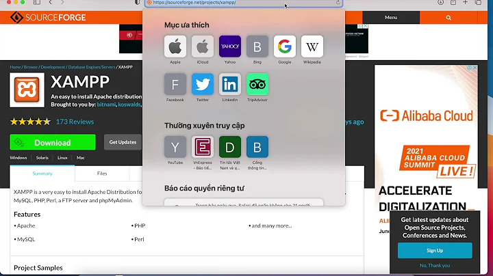 Hướng dẫn cài đặt XAMPP trên Mac OS