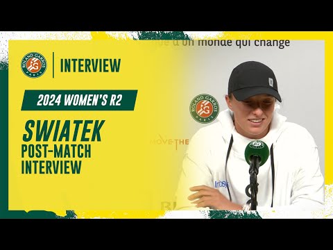 Swiatek Round 2 post-match interview | Roland-Garros 2024