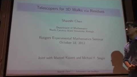 Telescopers for 3D Walks via Residues Part 1