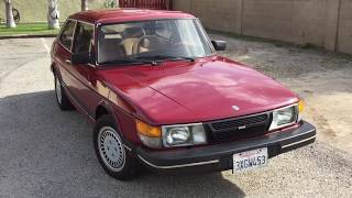 1985 Saab 900 S Notchback with 335k Miles Walkaround