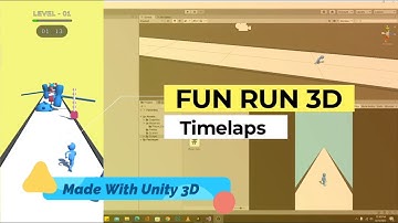 Making of Fun Run 3D Game Prototype | Time laps | In Unity