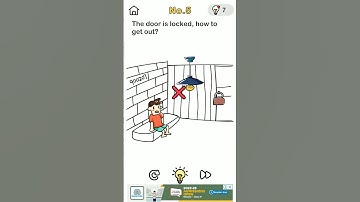 The Door is locked,how to get out? Brain Out. #short #shorts