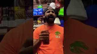 Let’s review pure leaf raspberry flavored tea #viral #youtubeshorts #shorts