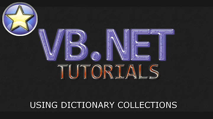 VB.NET Tutorial - Dictionary Collection - Working with KeyValuePair (Visual Basic .NET)