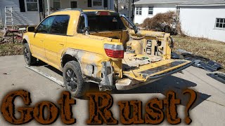 Fixing Subaru Rust: Subaru Baja Bed and Cladding Removal