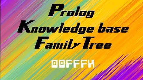 Prolog - Knowledge base - Family Tree