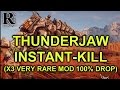 Horizon Zero Dawn - Thunderjaw Instant kill guide (Very Rare Modification Farm)