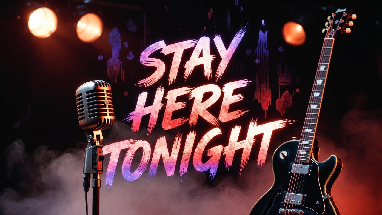 STAY HERE TONIGHT | Balada de Rock | Estilo Anos 80 | Power Ballads