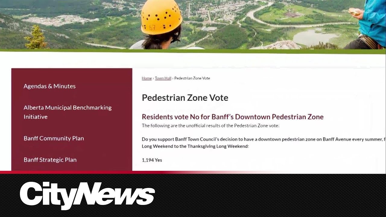 Residents vote 'no' for Banff’s Downtown Pedestrian Zone