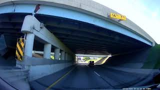 Driving in Detroit, Michigan (West Side to Downriver area)