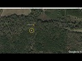 Lynyrd Skynyrd flight path and crash location from Google Earth