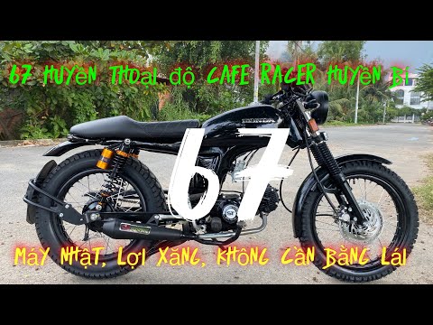 xe 67 được hồi sinh phiên bản cafe racer