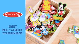 Melissa & Doug Disney Mickey & Friends Wooden Magnets