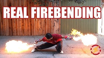 Punch Activated Arm Flamethrowers (Real Life Firebending) | Sufficiently Advanced