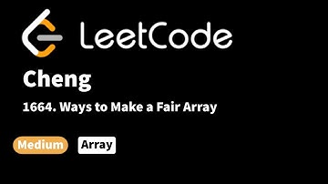 LeetCode 1664. Ways to Make a Fair Array