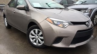 Used Brown Sugar 2014 Toyota Corolla CVT LE Review | Bonnyville Alberta
