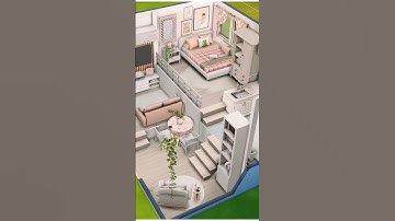 ASMR BUILDING microAPARTMENT ✨(CC)💕#sims4 #thesims4 #simstok #ts4 #sims #thesims #simsbuild #asmr