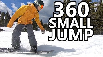How To Front 360 a Small Jump - Snowboard Tricks