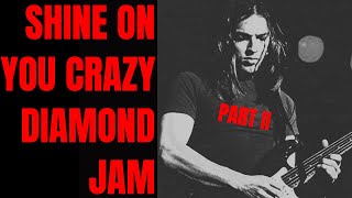 Shine On You Crazy Diamond Jam Pink Floyd Style 12 Bar Minor Blues Guitar Backing Track (G Minor) chords sheet