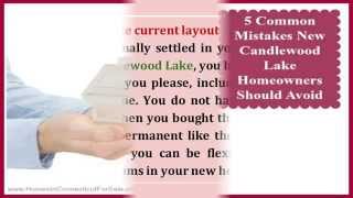 5 Common Mistakes New Candlewood Lake Homeowners Should Avoid