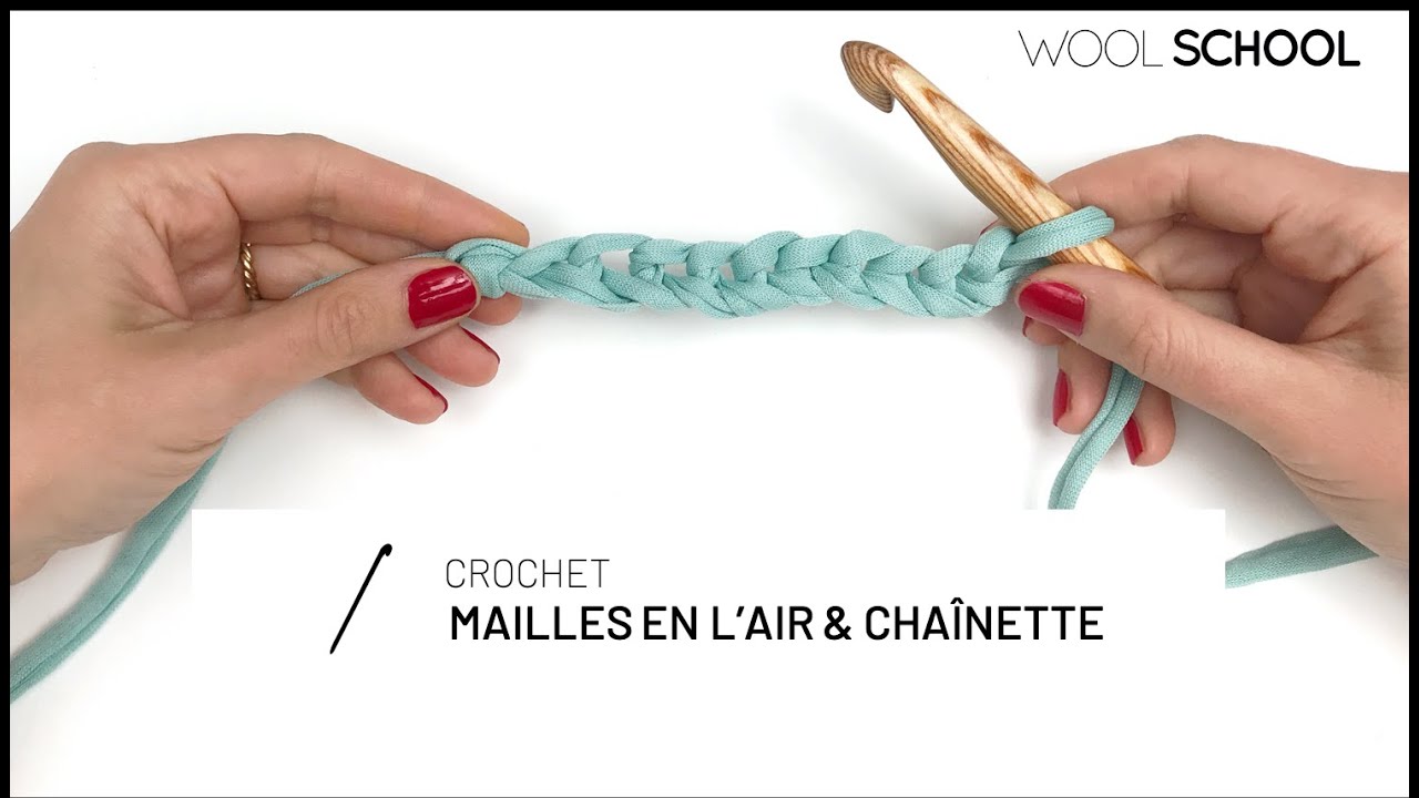 Apprendre le crochet / Maille chainette 