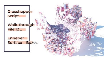 [Download] - Grasshopper Script Walk-through File 12 | Enneper Surface _ Boxes |